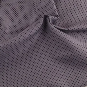 100% Cotton  - Micro Dot - Grey/Black - Sold by Half Metre