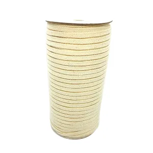 1/4" Natural Flat Cotton Cord