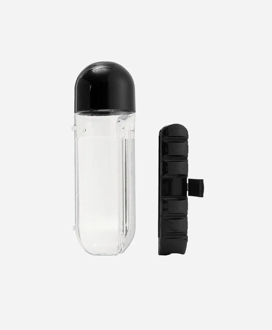 2-in1 Pill Organizer Water Bottle