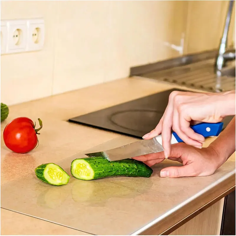 Acrylic Cutting Board with Counter Clear Acrylic Cutting Board for Kitchen