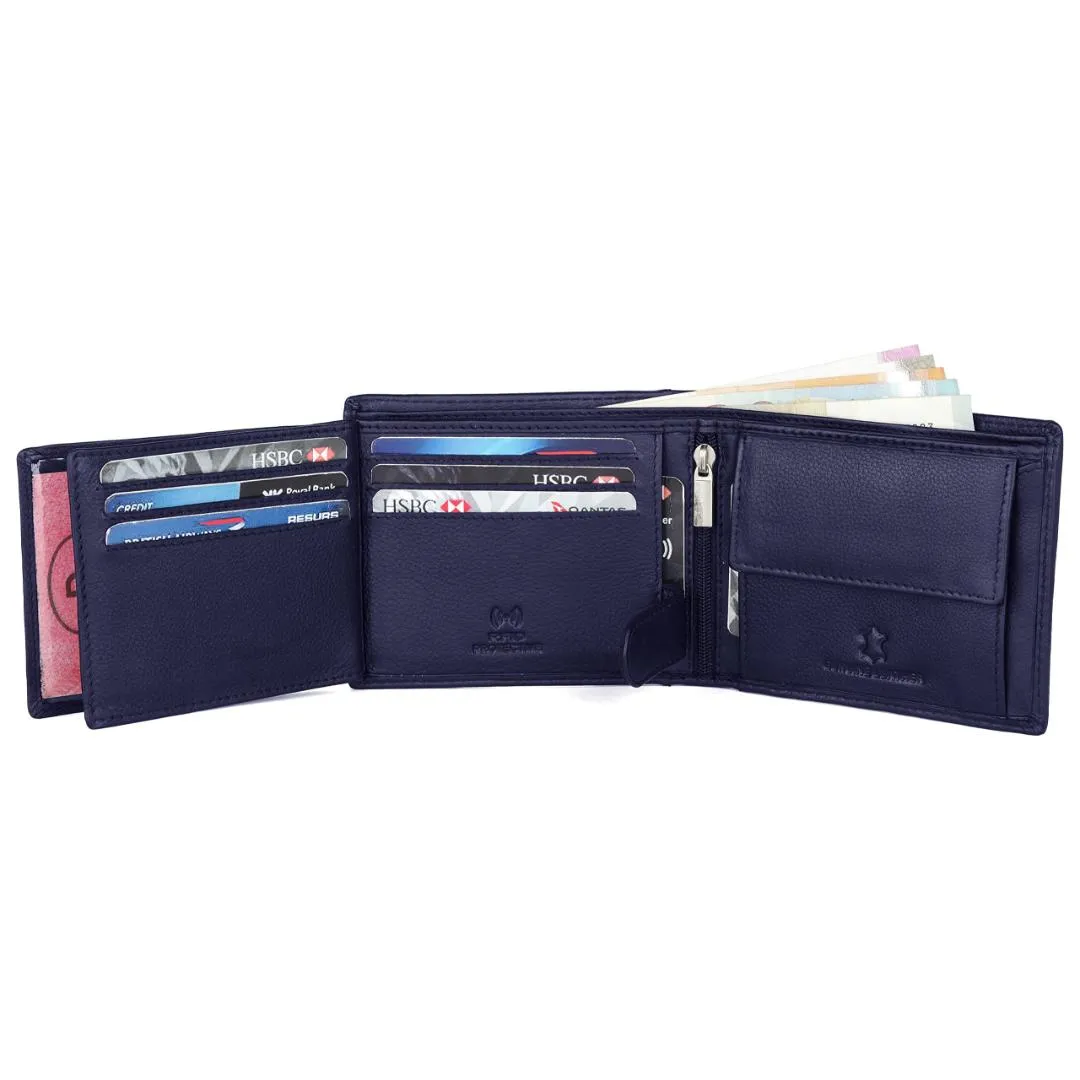 ADAM RFID Protected Leather Wallet for Men