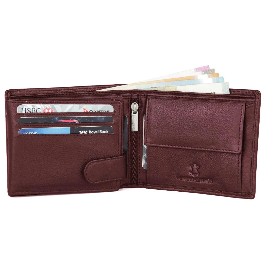 ADAM RFID Protected Leather Wallet for Men