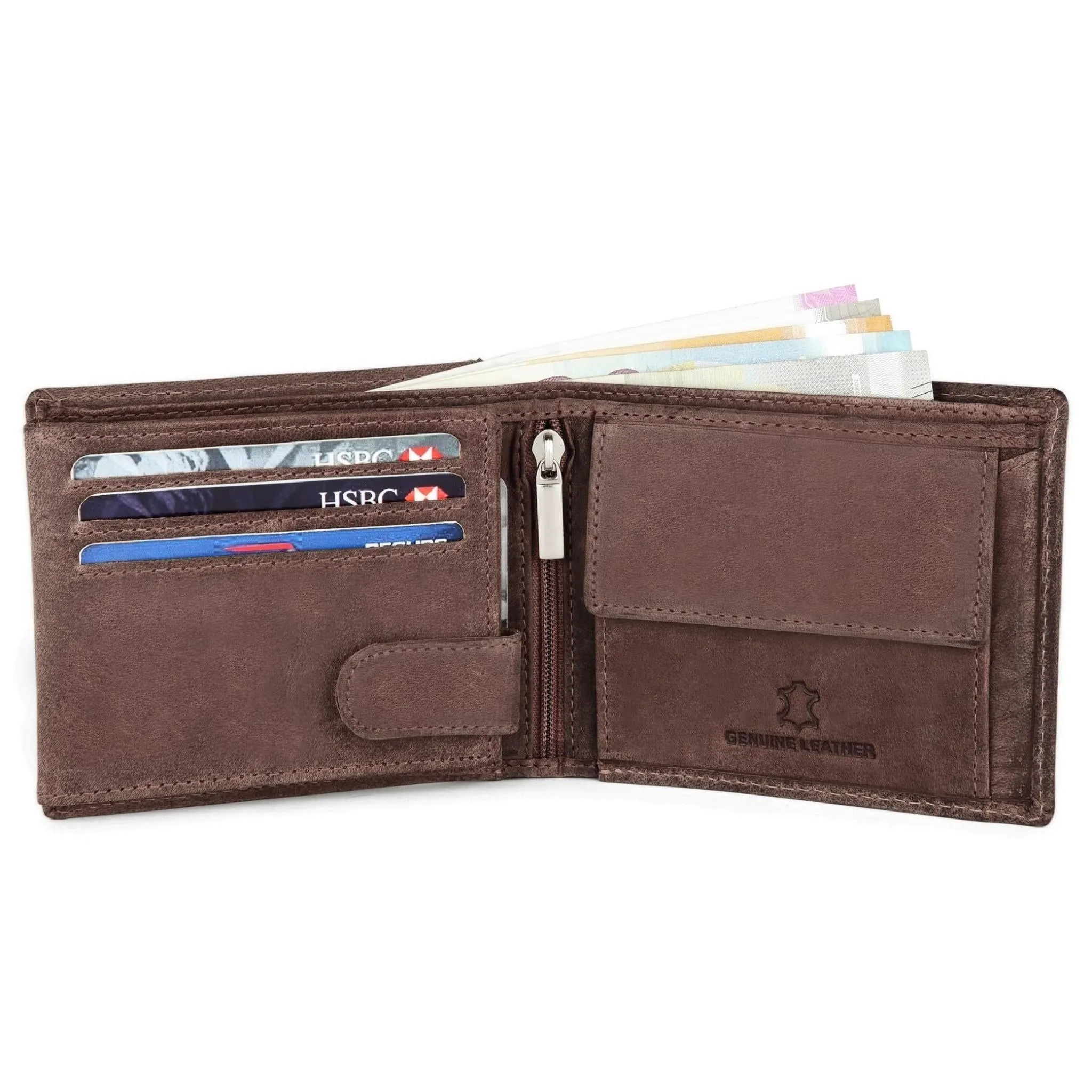 ADAM RFID Protected Leather Wallet for Men