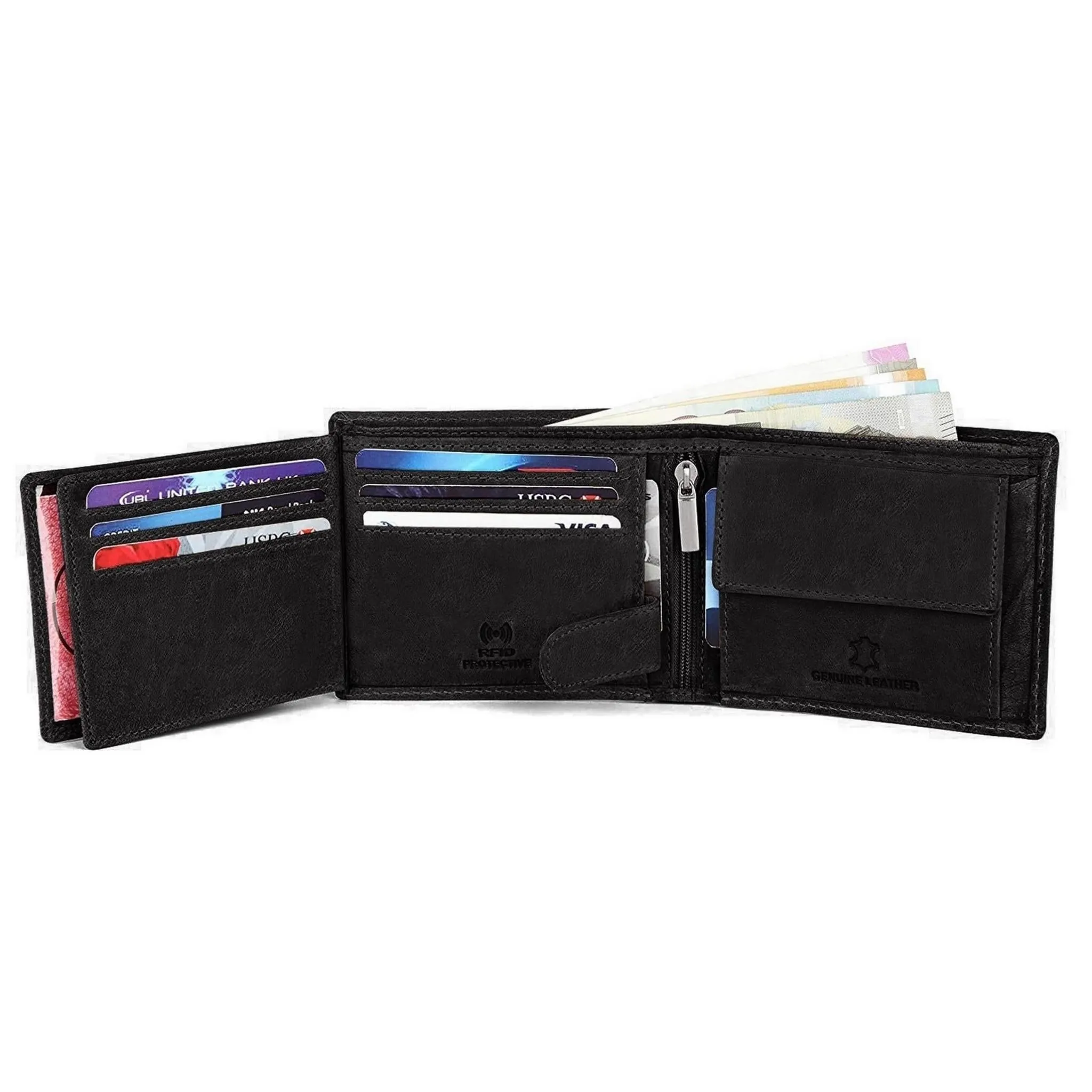 ADAM RFID Protected Leather Wallet for Men