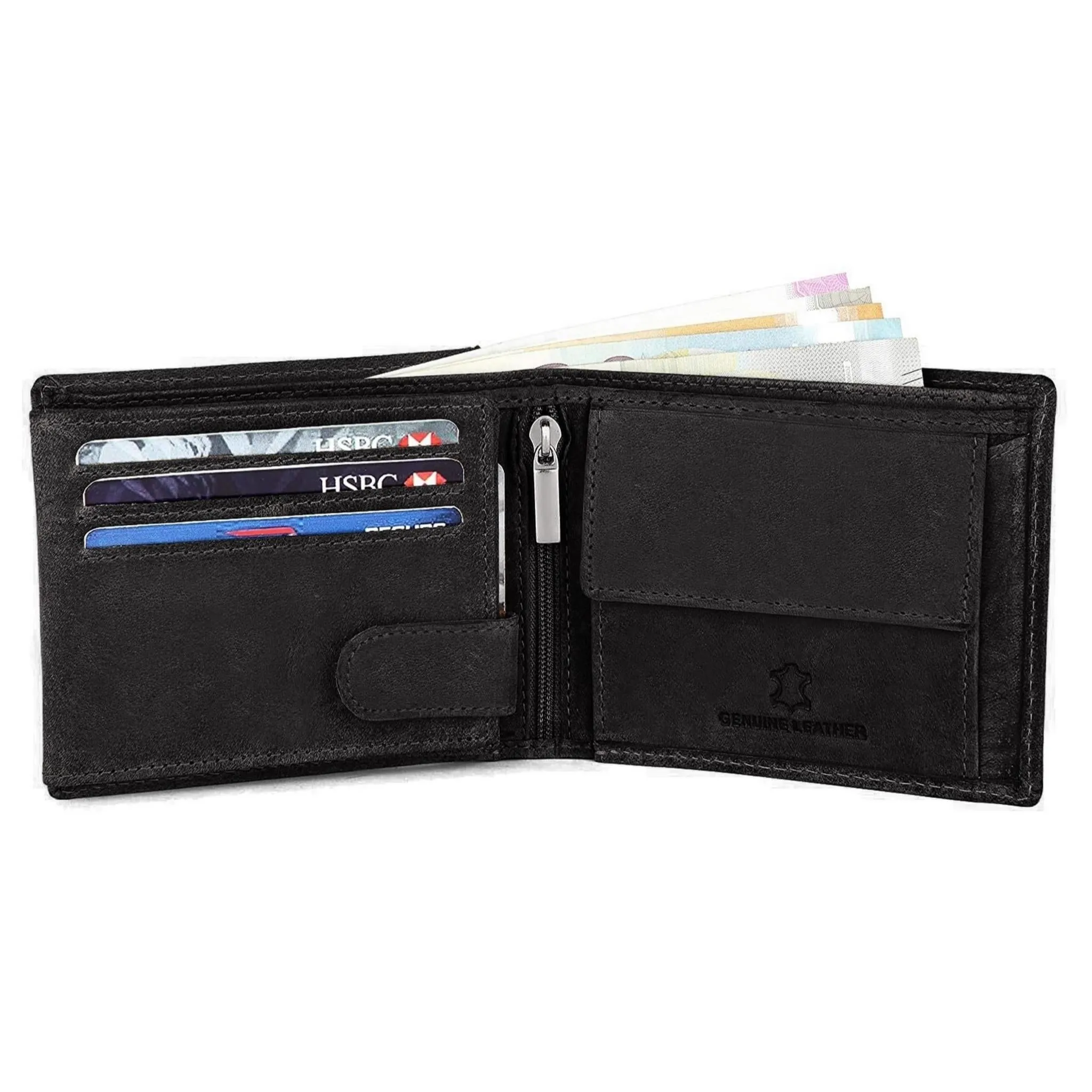 ADAM RFID Protected Leather Wallet for Men