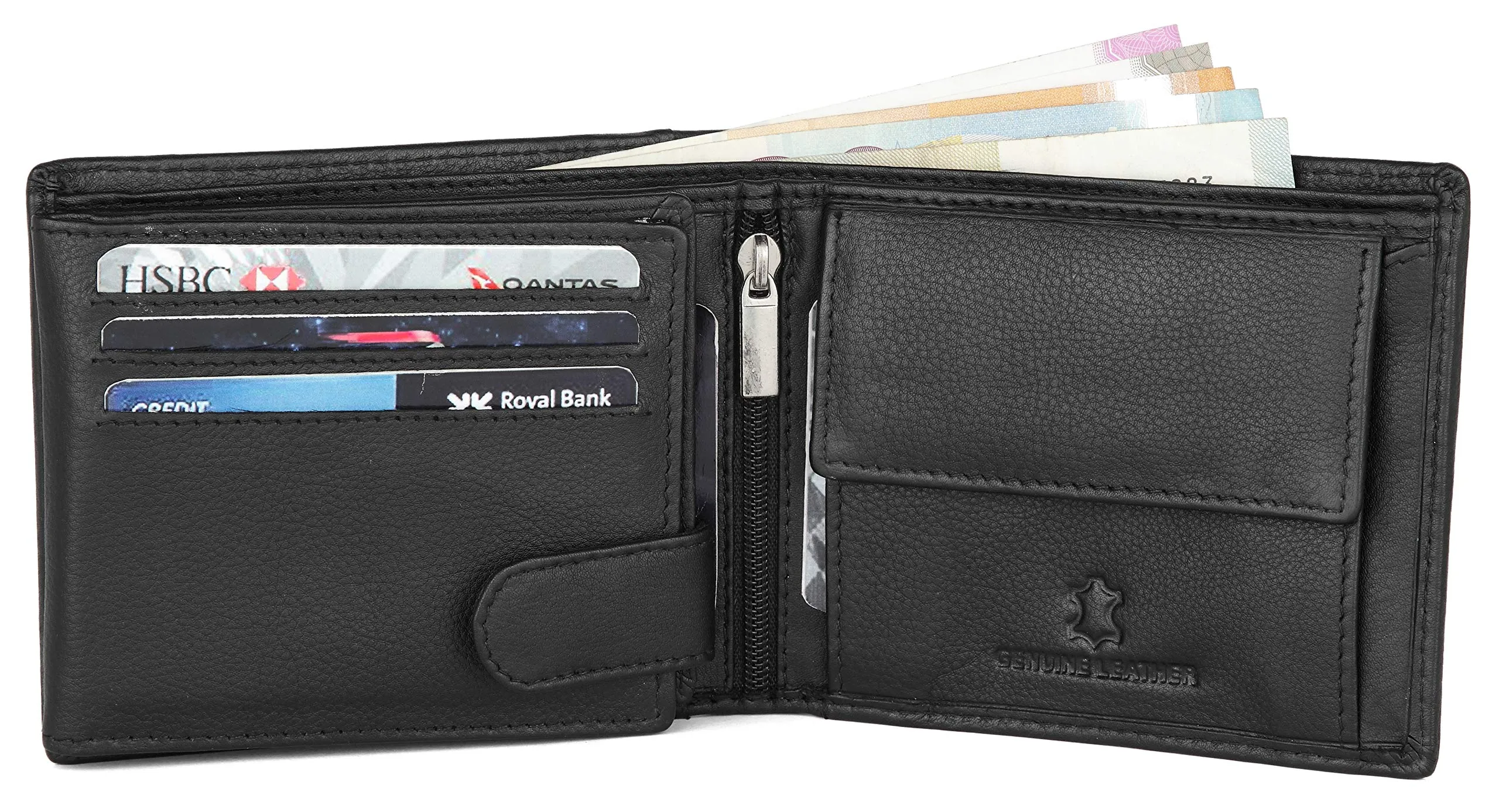 ADAM RFID Protected Leather Wallet for Men