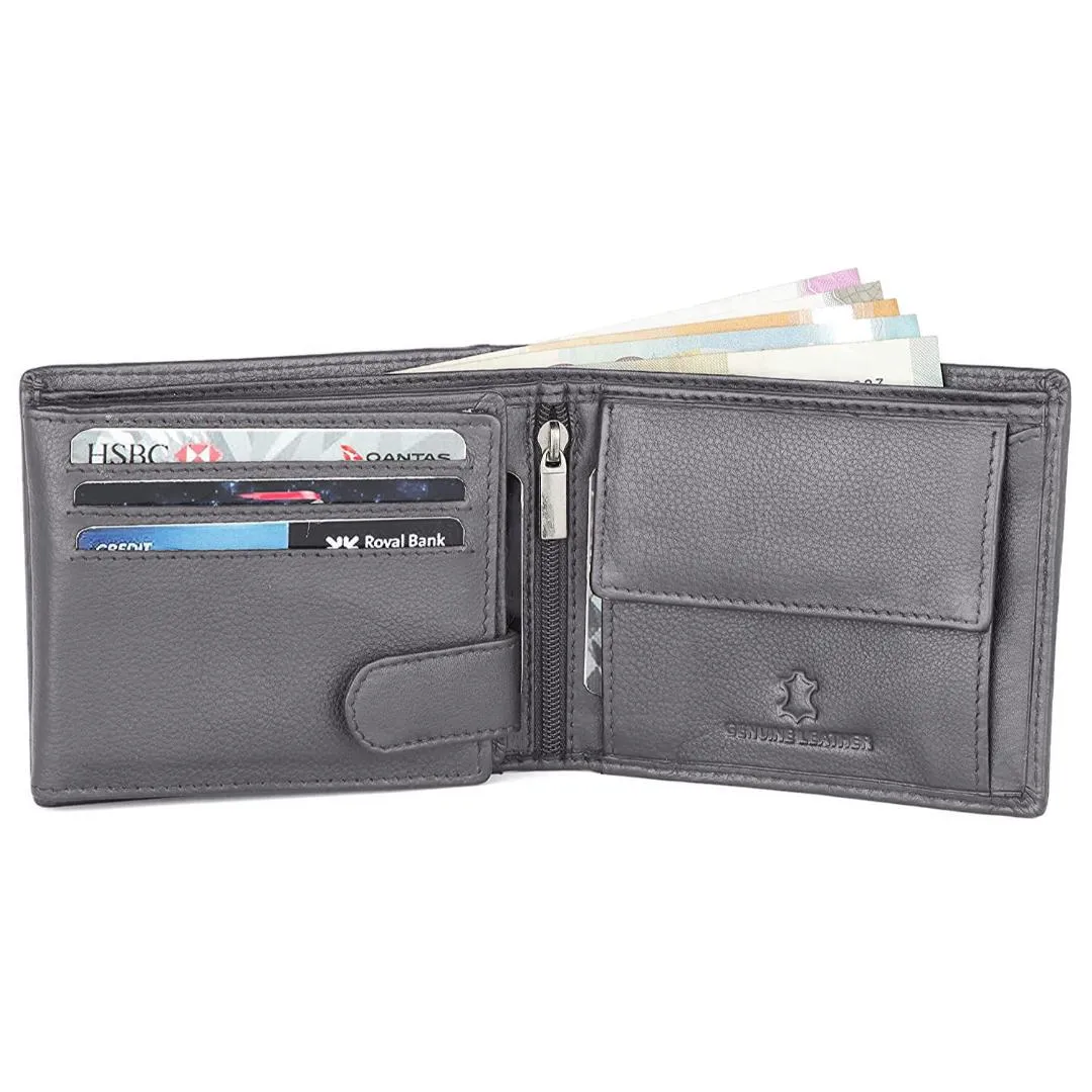 ADAM RFID Protected Leather Wallet for Men