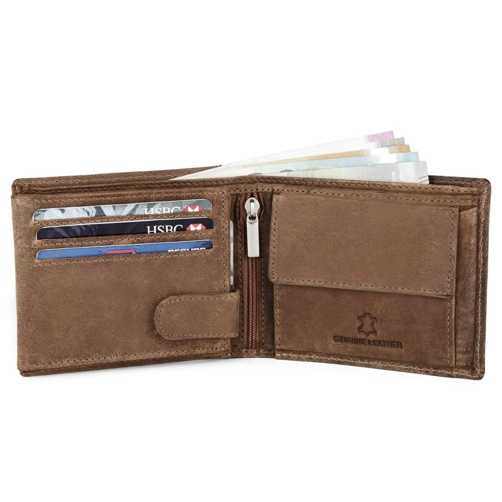 ADAM RFID Protected Leather Wallet for Men