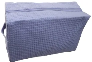 Alan Pendergrass Robes Cotton Waffle Cosmetic Bag Large Lavender