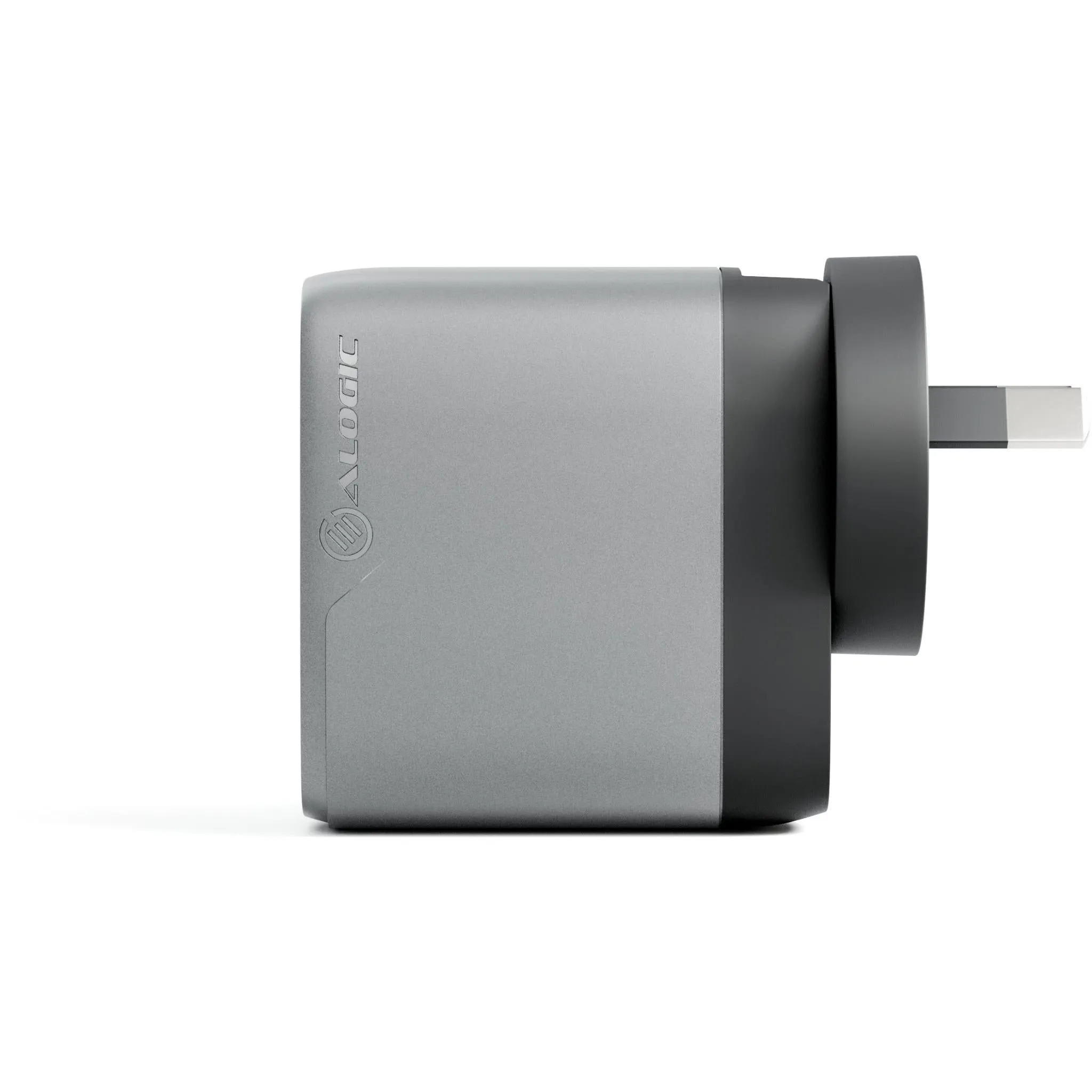 ALOGIC 3X67 Rapid Power 67W Multi Country Travel GaN Charger (Space Grey)