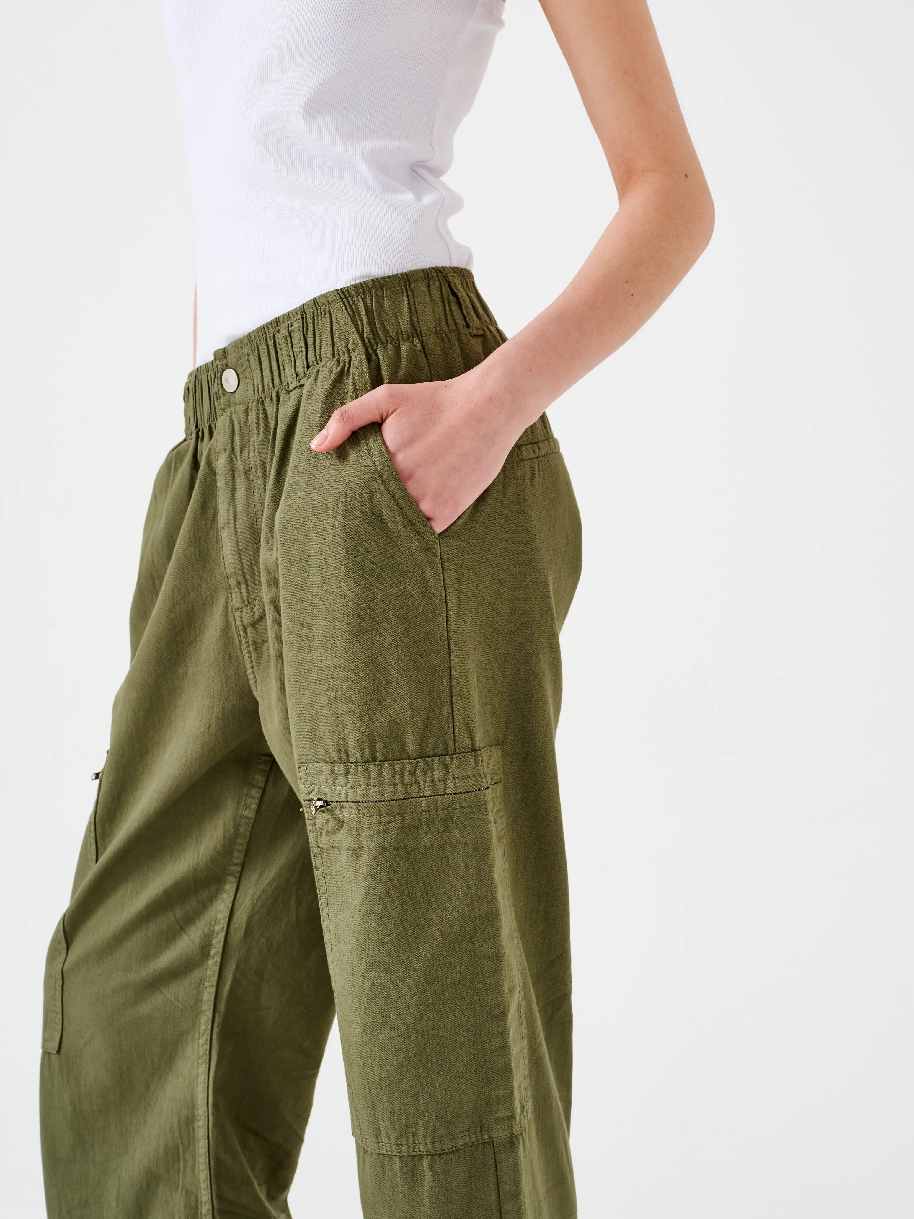 Amelia Pant in Khaki