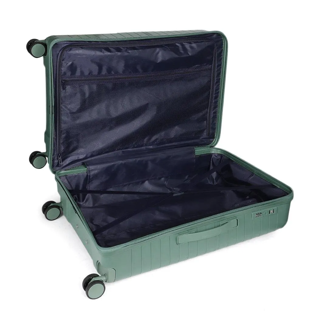 American Flyer Luggage Bag 20 Inch Cabin Size Luggage Trolly - Dark Green