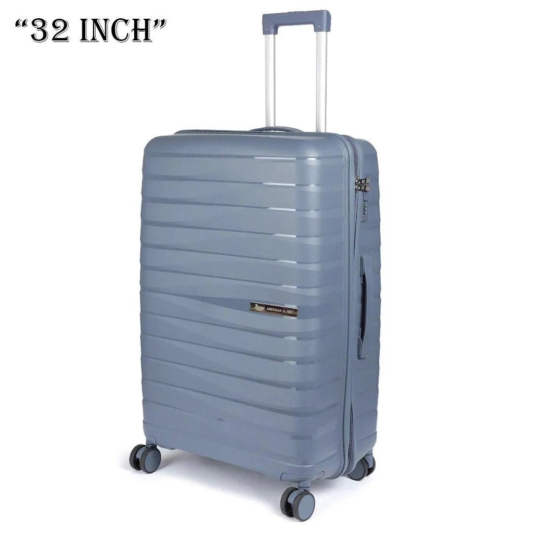 American Flyer Luggage Bag 32 Inch Check-in Luggage Trolly - Dark Gray