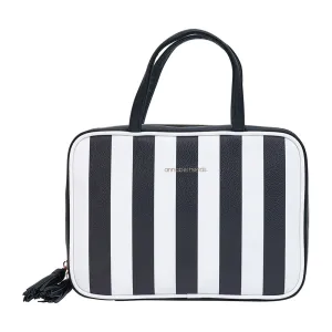 Annabel Trends  Toiletry Bag BLACK & WHITE STRIPE