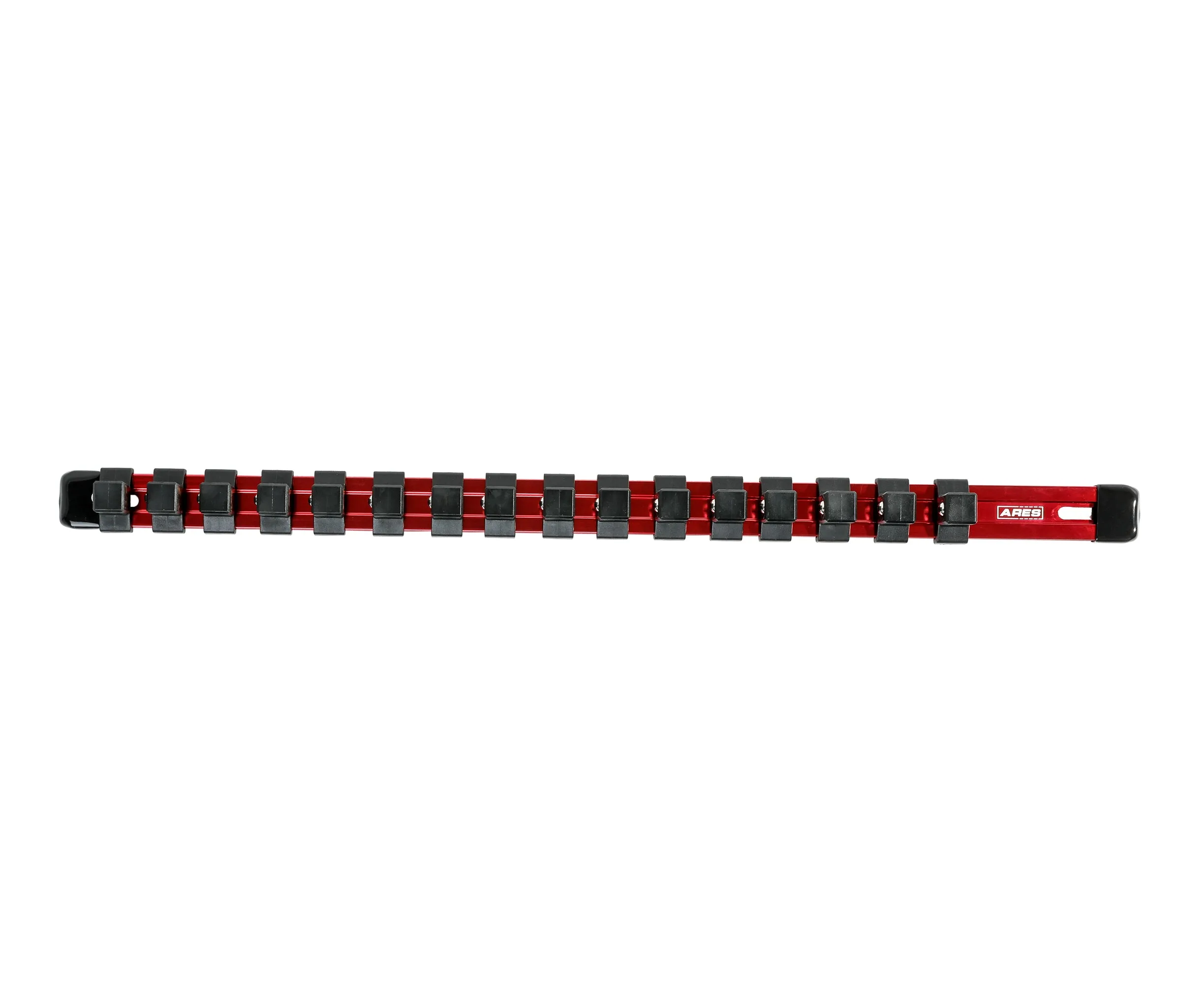 ARES 70203 - 1/2" Red Aluminum Socket Rail