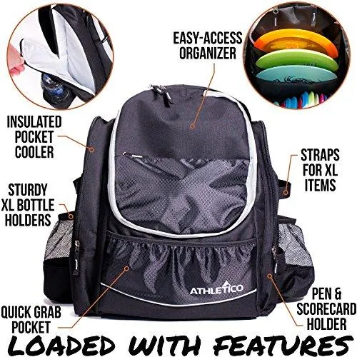 Athletico Powershot Disc Golf Backpack