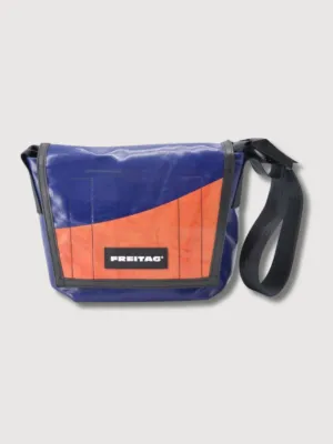 Bag F11 Lassie Blue & Red In Used Truck Tarps | Freitag