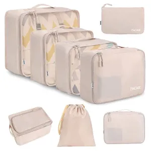 BAGAIL 8 Set Packing Cubes, Lightweight Travel Luggage Organizers