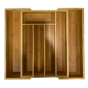 Bamboo Kitchen Drawer Organizer