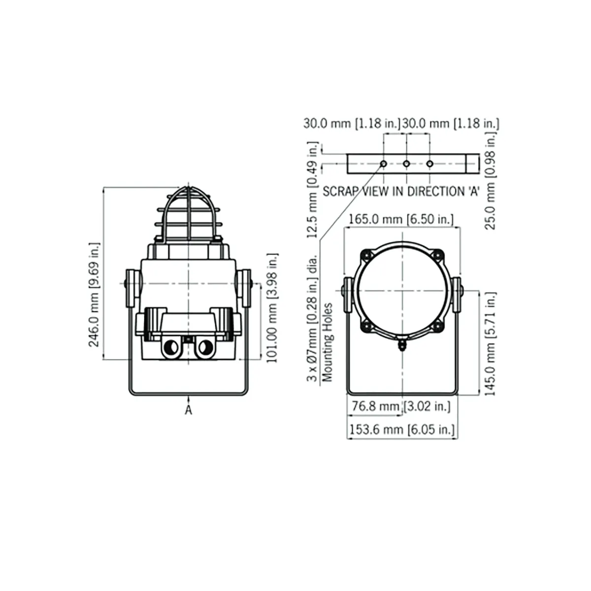 BExBGL LED Flameproof Beacon