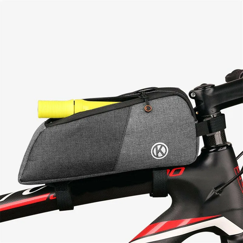 Bicycle Bag Frame Front Top Tube Bag Large Capacity Waterproof MTB Bike Triangle Pouch Phone Case Beam Pack Cycling Accessories