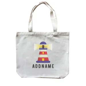 Birthday Sailor Lighthouse Addname Canvas Bag