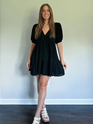 Black Cotton Dress