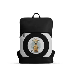 Black Orbit Laptop Backpack Giraffe