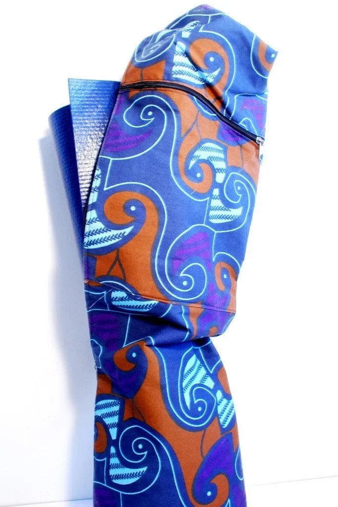 Blue Swirl Yoga Bag