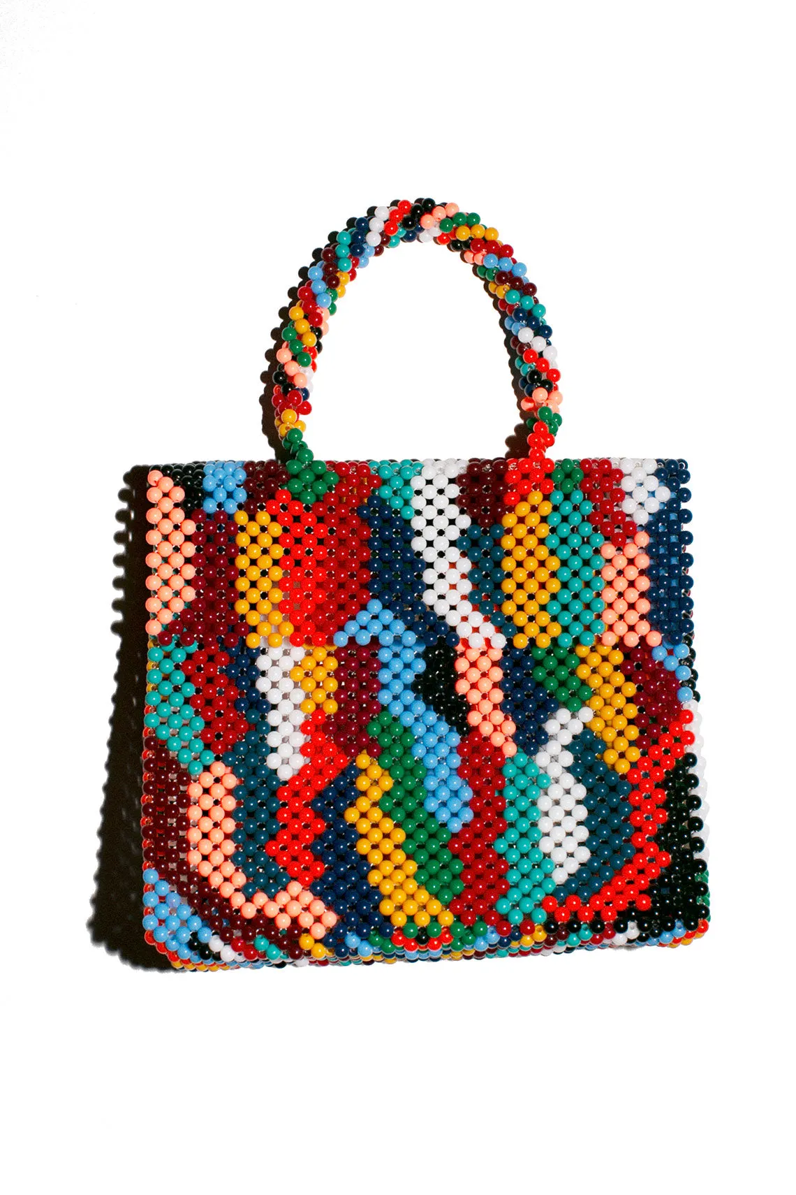 Brain Waves Beaded Bag