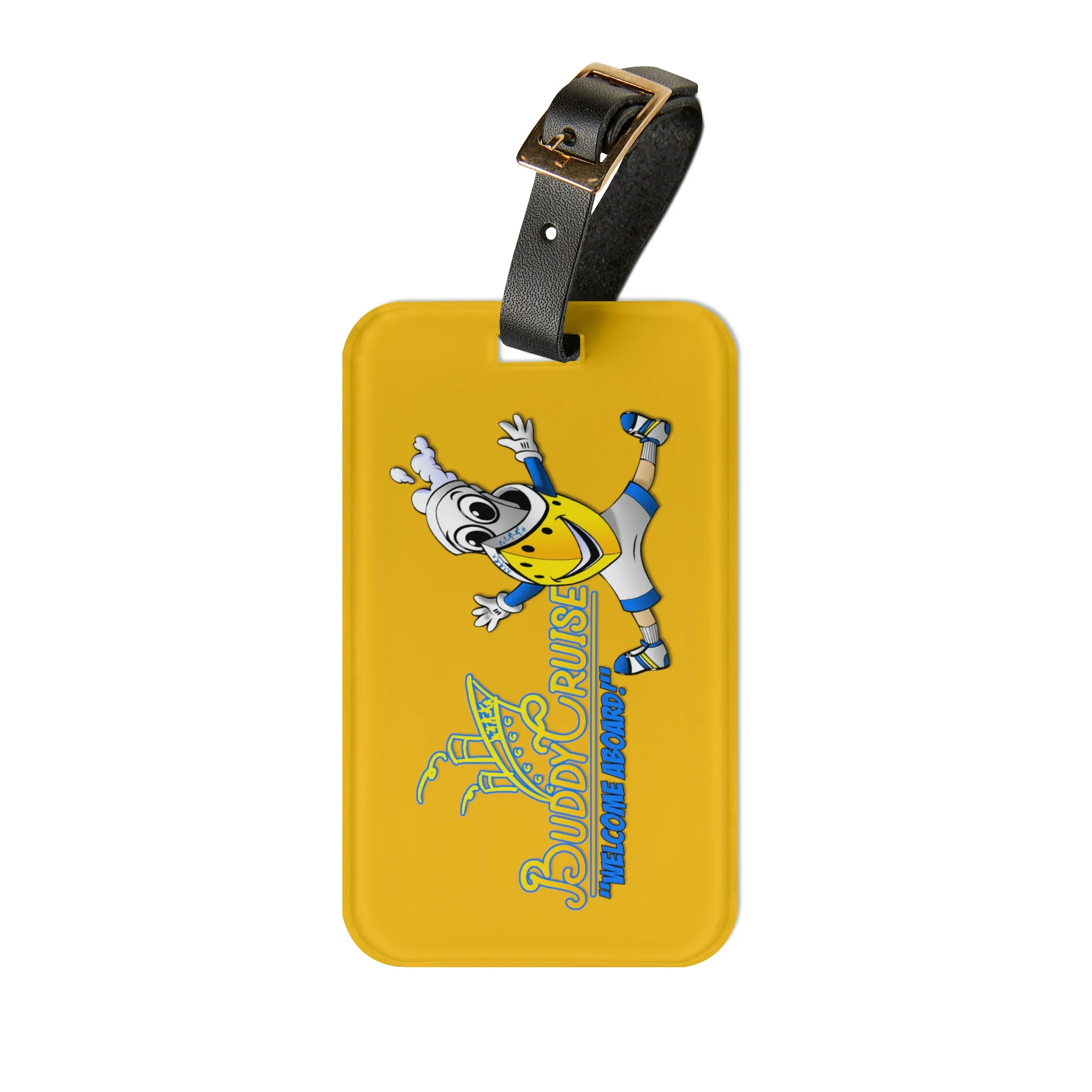 BUDDY CRUISE Yellow Travel Luggage Tag