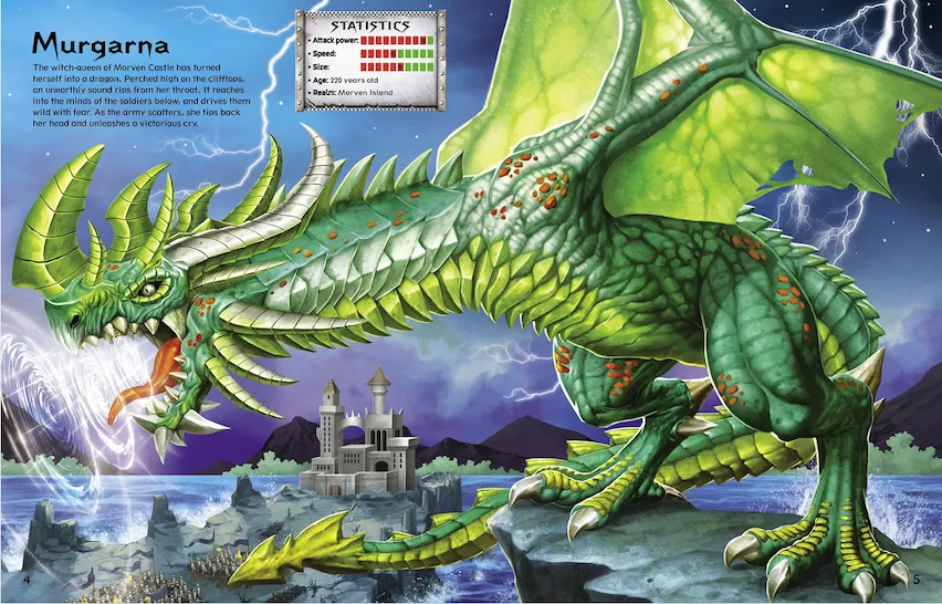 Build Your Own Dragons Sticker Book