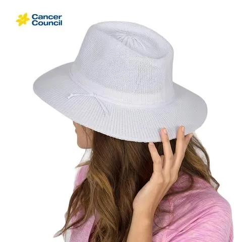 Cancer Council Ladies Jacqui Mannish Hat - White