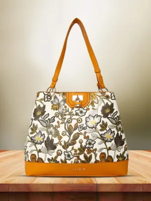 Caprese Wren Satchel Large Ochre