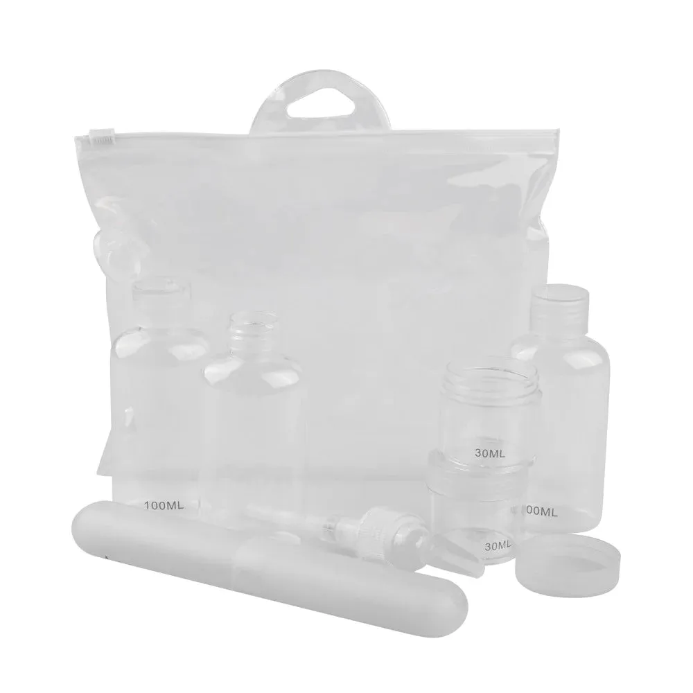 Carry-On Approved Travel Kit - Clear 7 Piece