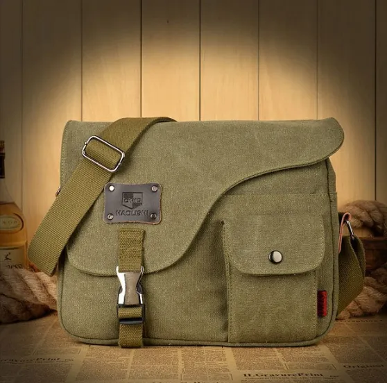 Casual Canvas Crossbody Bag For Men