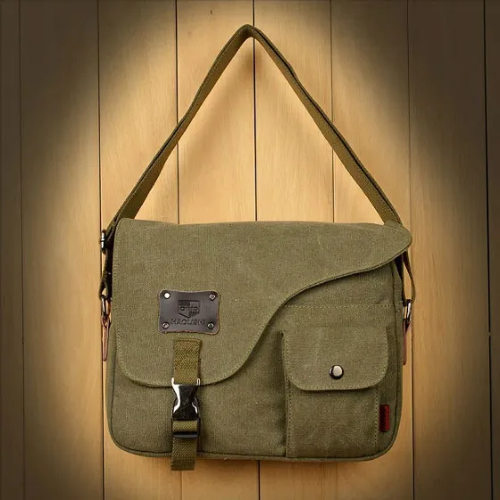 Casual Canvas Crossbody Bag For Men