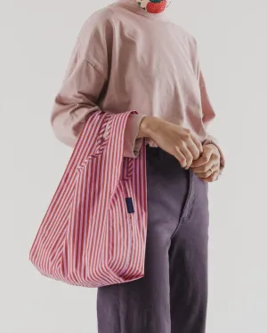 Cerise Stripe Baby Baggu