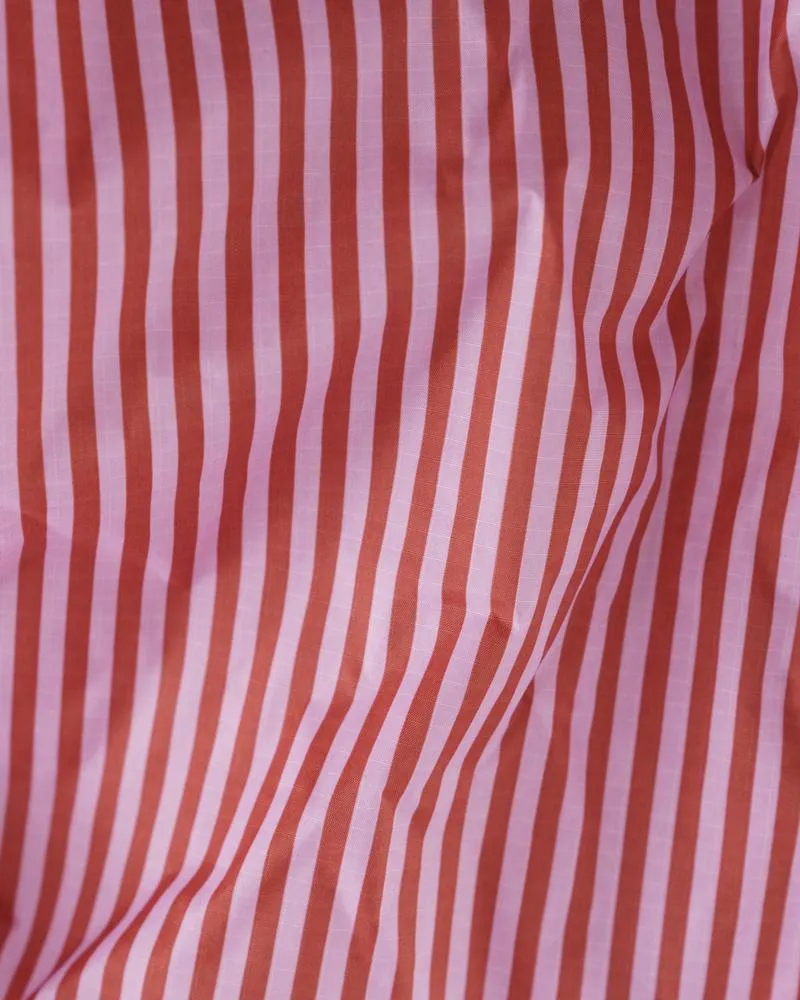 Cerise Stripe Baby Baggu