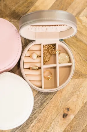 Circle Mini Jewelry Travel Case