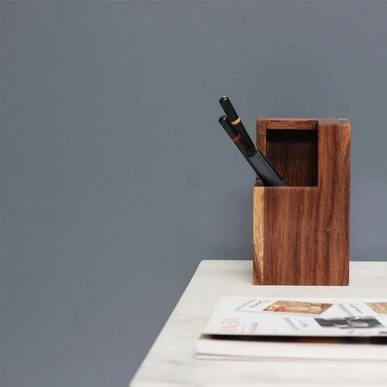 Corner Penstand for Table | Desk Stationary Organizer