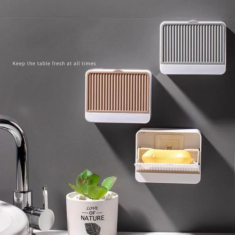 Creative Double Storage Wall Mounted Soap Box