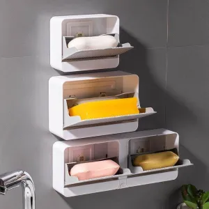 Creative Double Storage Wall Mounted Soap Box