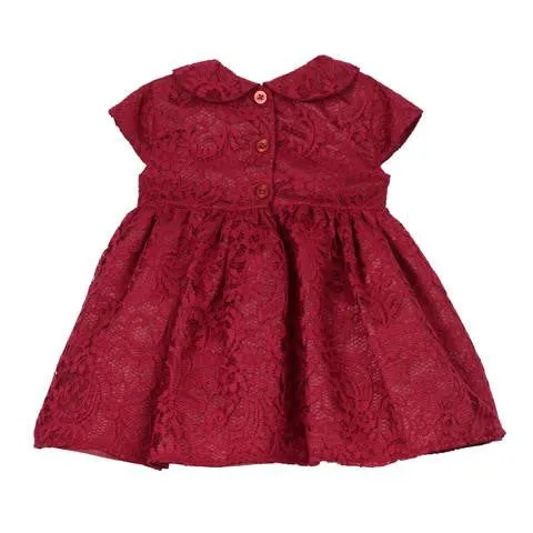 Debra Red Lace Dress