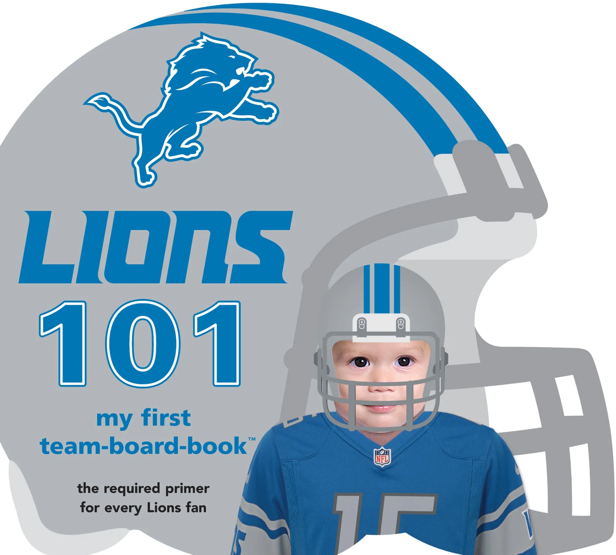 Detroit Lions licensed NFL Gift Set-Book with Rally Paper