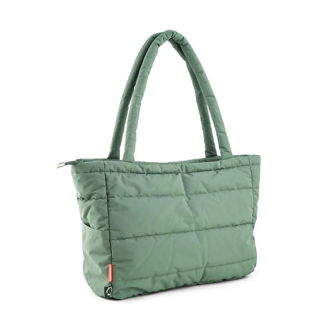 Done by Deer Quilted Changing Tote Bag - Green