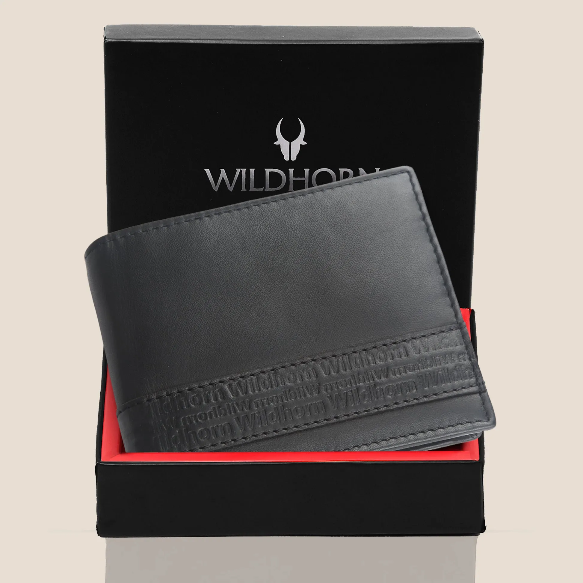 EDMONTON RFID Protected Leather Wallet for Men