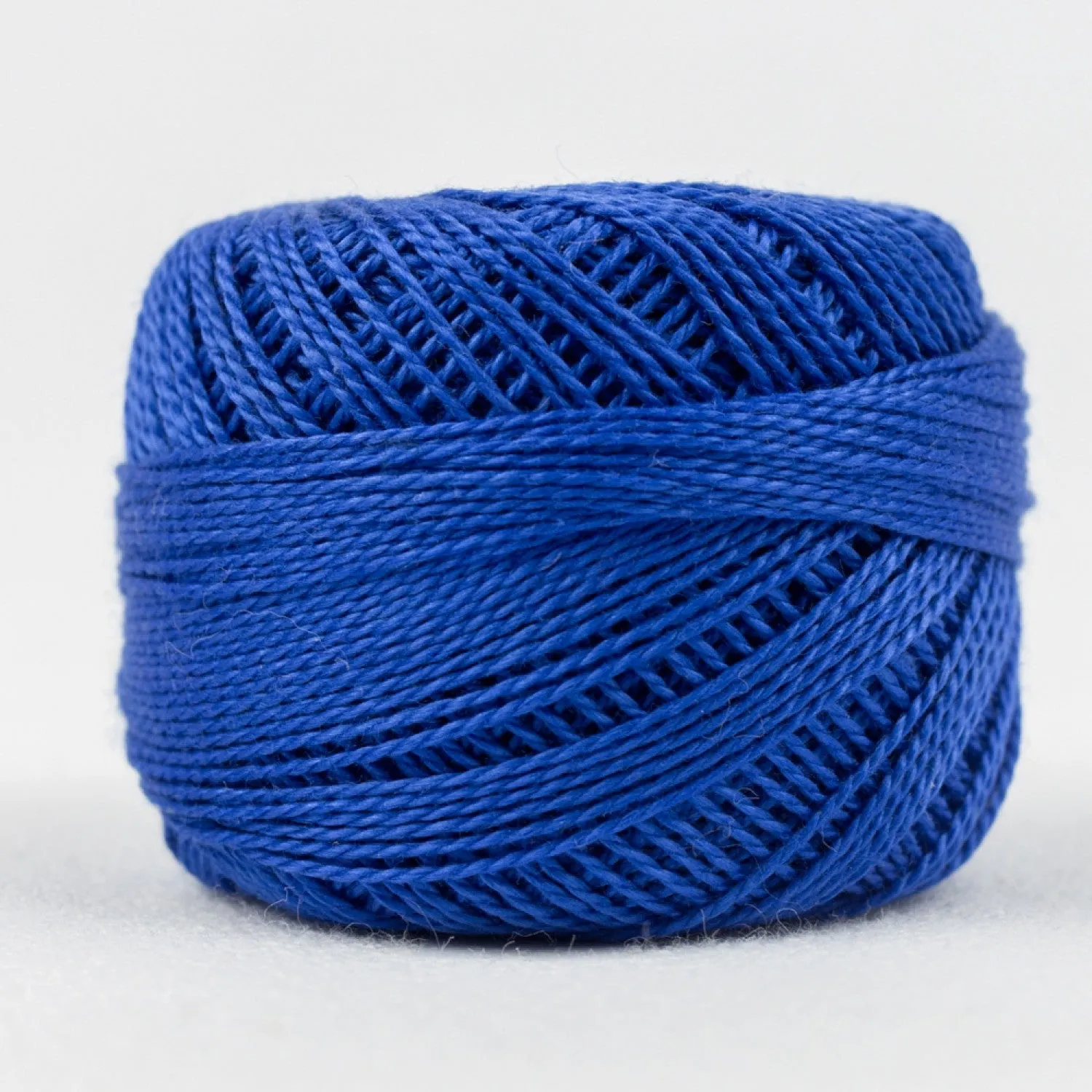 Eleganza #8 Perle Cotton by WonderFil | EL5G-13 Royal Blue | 5 grams