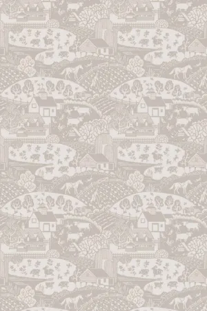 Farrow & Ball Wallpaper Gable BP5401 Grey