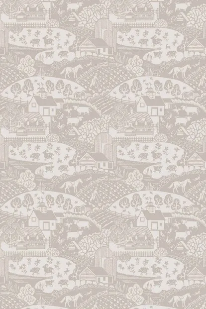 Farrow & Ball Wallpaper Gable BP5401 Grey